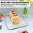 Stainless Steel Baking Sheet and Rack Set for Cooking & Roasting