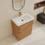 Free-Standing Single Bathroom Vanity Set With Ceramic Sink And Adjustable Shelf-556131041-776891110