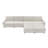Grandon 162" Modern 6-Piece Modular Sectional Sofa with Two Ottomans-349374744