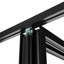 Porte pliante en aluminium à 3 panneaux KaMic EliteFold avec charnières et roulettes cachées, conception pliante de gauche à droite-109044281-109044276-109044273