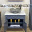 Bost 750mm Single Bathroom Vanity with Vessel Stone Basin