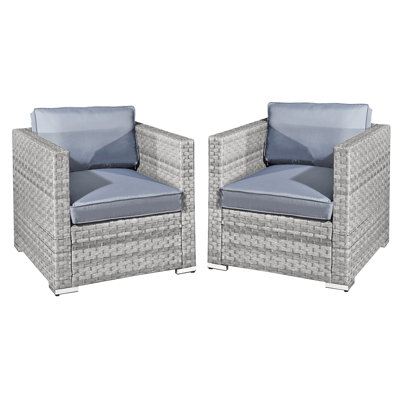 Malta Rattan 2 Seat Twin Chair Set