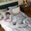 Ensemble de housse de couette en coton-114641726