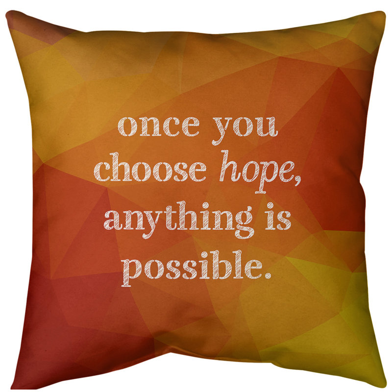 Coussin de sol pierres précieuses choisissez Hope, H 28 po x l 28 po, Ambre