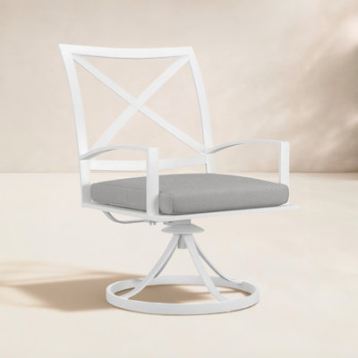 Bristol Swivel Sunbrella® Aluminum Patio Armchair