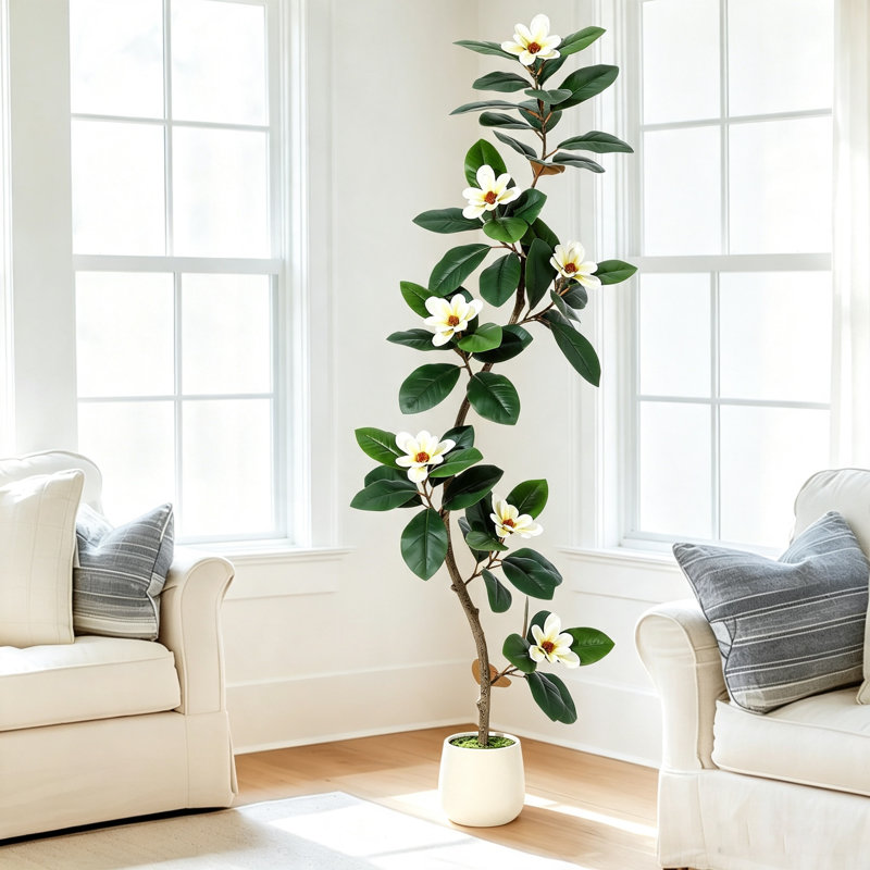 Faux Plant, 7FT, 25.3cm H x 27cm W x 80cm D