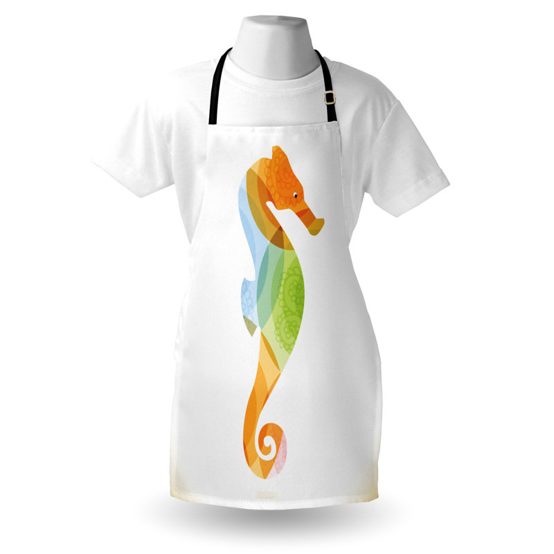 No Pattern Bib Apron