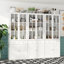 Armoire de rangement pour garde-manger Lazo de 94,5 po de largeur avec tablettes réglables