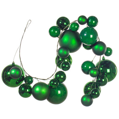 Vickerman 6' Green Ball Branch Garland