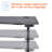 Kaylan PRO Series Ergonomic Curve 30” x 60” Electric Sit-Stand Desk with Dual Motors-1902875831