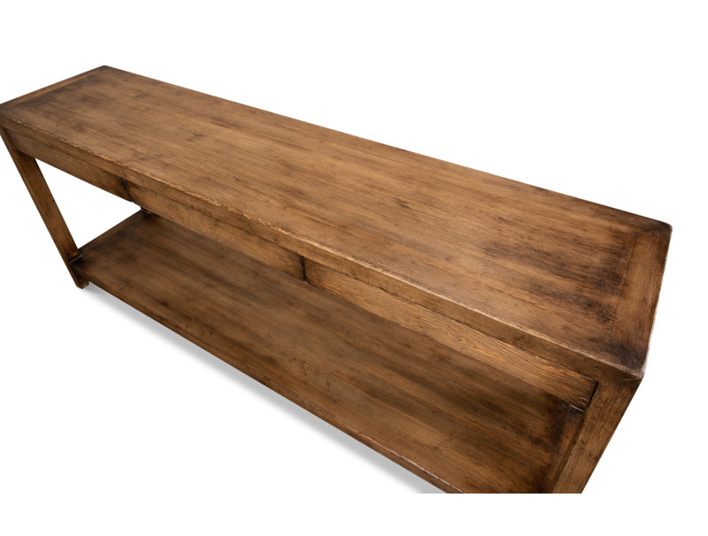 Anton 72'' W Solid Wood Console Table, Brown