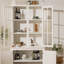 Garde-manger avec porte vitrée, vitrines avec rangement