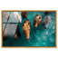 «Herd in the Deep I», reproduction d'art encadrée par Notoriart, cadre noir, 30 x 20-1740783178-1740783181