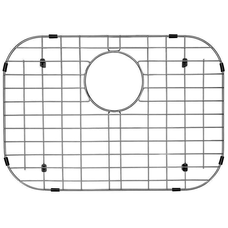 Sink Bottom Grid 19-1/16" X 13-5/8”, Rear Drain With Corner Radius 3-1/2"