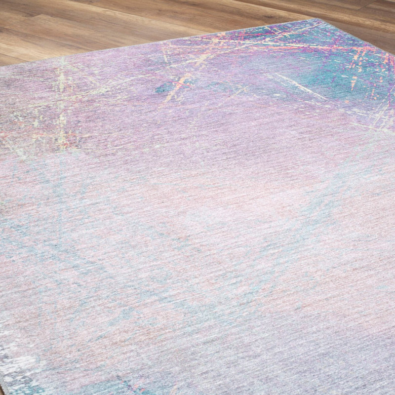 Tapis 100% polyester de qualité supérieure, 6,9 x 10,2 pi | 1850 g / m², hauteur de poils de 0,2 po | Polyester recyclé dessous | Lavable à la machine à 30 ° C | Conception douce, durable et écologique pour les espaces de vie modernes