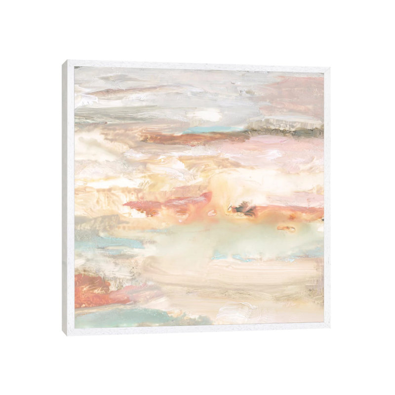 September Wind - Painting on Canvas, White Framed, 66.04 cm H x 66.04 cm W