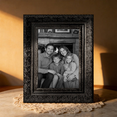 Black 3 PCS 11" x 14" Heritage Style Picture Frame with Plexiglass Front