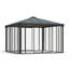 Pavillon de jardin en aluminium l 10 pi x P 10 pi
