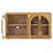 4-Door Large Storage Sideboard Buffet Cabinet With Glass Doors, Arched Cabinet With Adjustable Shelves For Kitchen, Dining Room And Living Room-1494917079