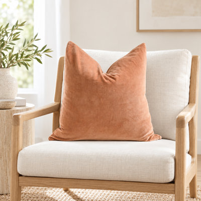 Velvet Handwoven Decorative Pillow Cover, Double-Sided Throw Accent