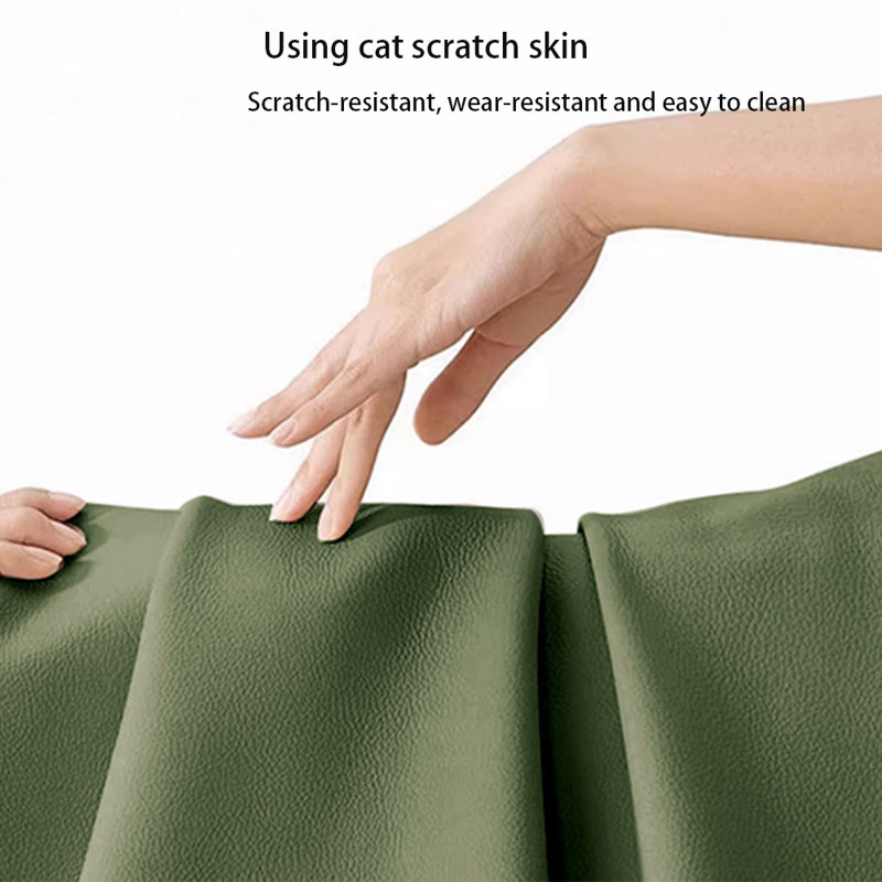 Fluellen, Green Faux Leather