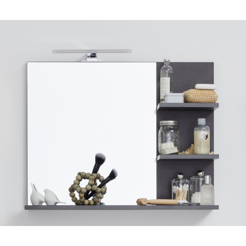 Gaibrial Engineered Wood Flat Wall Mirror