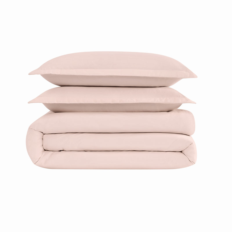 Ensemble de housse de couette Cannon, Housse de couette très grand et 2 taies, Rose