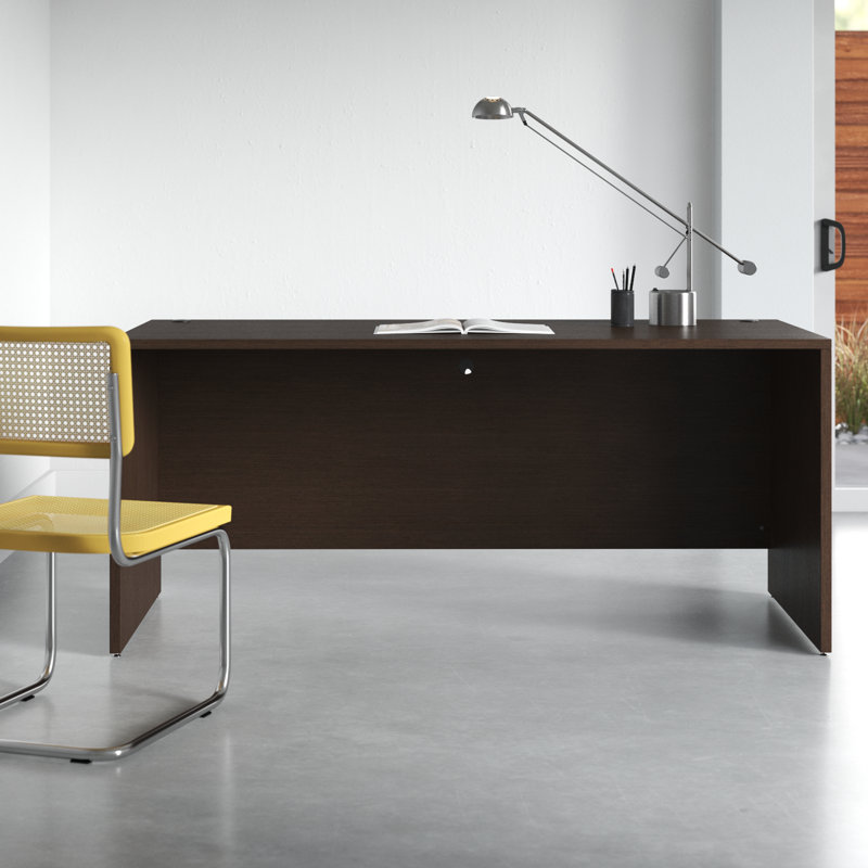 Parven Rectangular Credenza Shell, Espresso, 29.52" H x 66.93" W x 29.52" D