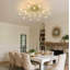 Luminaire suspendu 15 lumières de style campagnard moderne en cristal de style campagnard moderne à 15 lumières-130217962