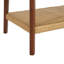 Ensemble de 3 tables de salon en bois d'acacia Aubreyelle (châtaignier chaud)