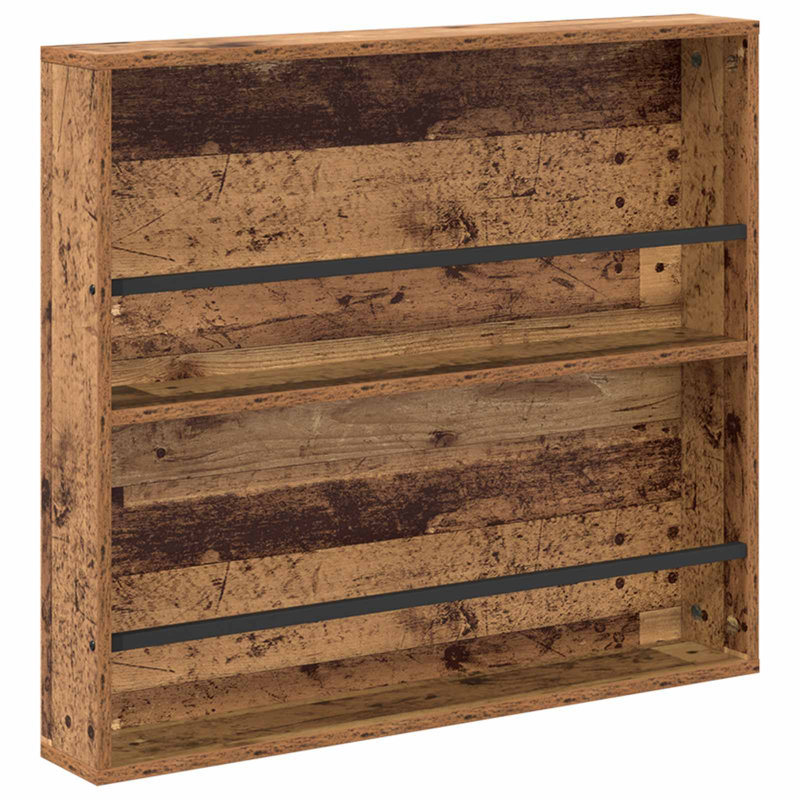 Wood Magazine Rack, Dark Brown