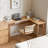 Simple Solid Wood L-shaped Desk-1694099857