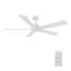  Ventilateur de plafond 60 po à courant continu sans lumière, télécommande-630970321