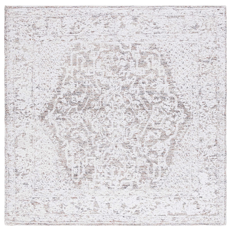Metro Hand Tufted Performance Oriental Rug, Square 6'