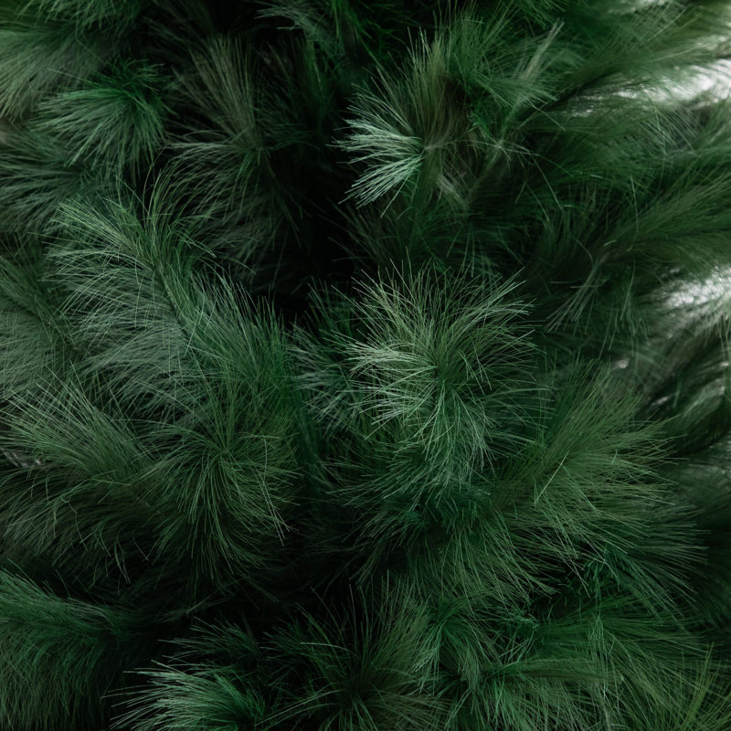 Arbre de Noël artificiel vert Pampas, H 6 po x l 40 po x P 24 po