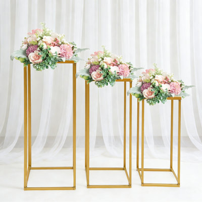3 Piece Set Metal Plant Stand, Metal Wedding flower Stand
