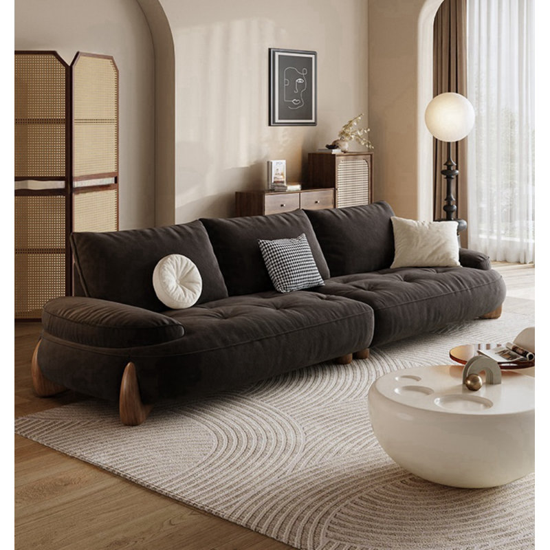 Canapé Creative Creative, H 28,35 po x l 110,24 po x P 43,31 po, 2, Noir, noir, noir, noir