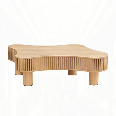 Modern Wooden Handcraft Drum Coffee Table