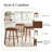 Humes Upholstered Backless Counter Stool