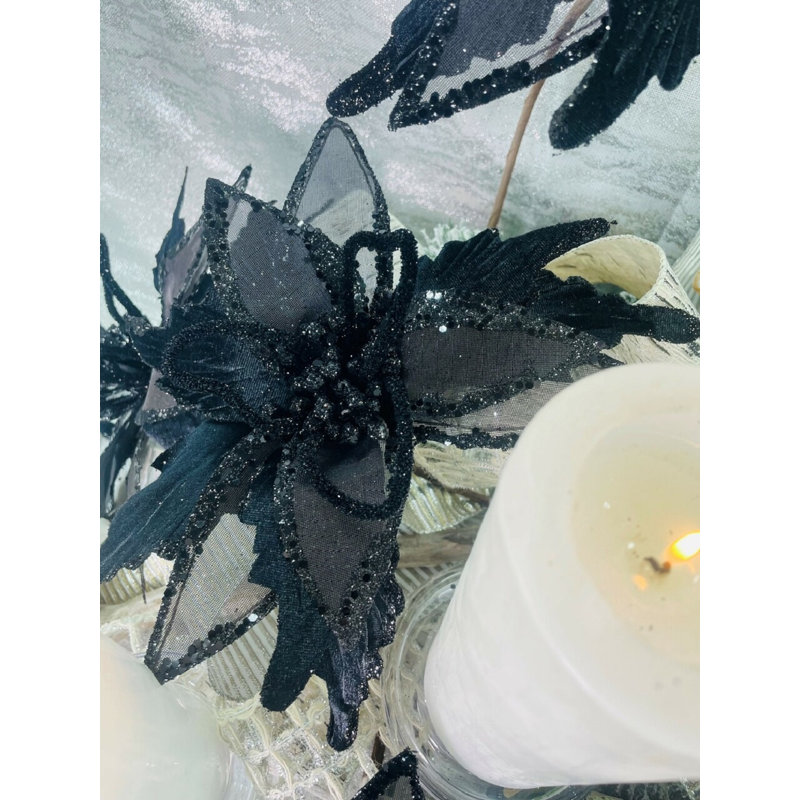 Tige de poinsettia, Noir