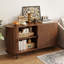 Armoire de rangement de 55 pouces avec portes et tablettes-544540809