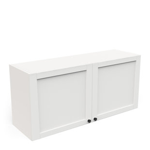 "COTTAGE" 120CM WALL CIPBOARD WITH 2 FRAMED DOORS