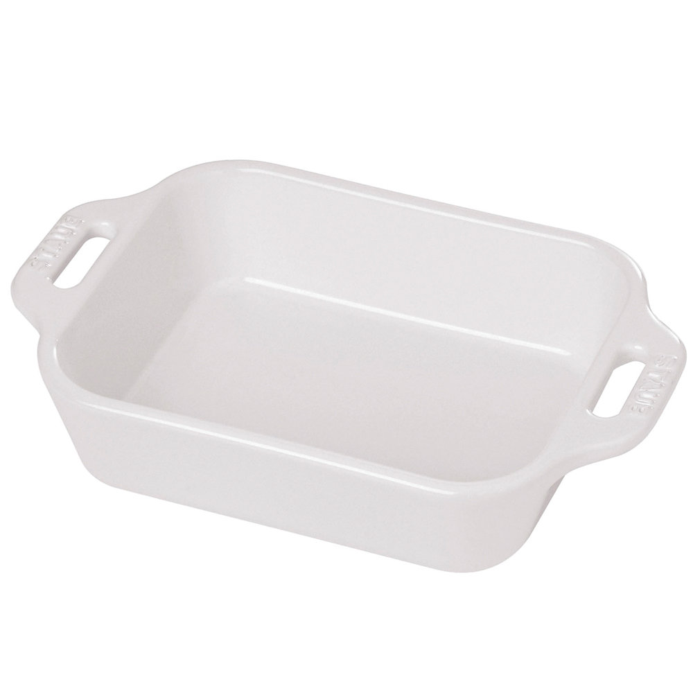 Staub 6" Rectangular Baking Dish, White