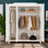 Armoire-penderie 100% bois massif 3 portes Kyle