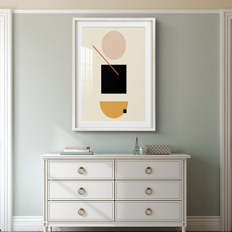 Forme simple - impression encadrée, H 28,5 po x l 20,5 po, Blanc