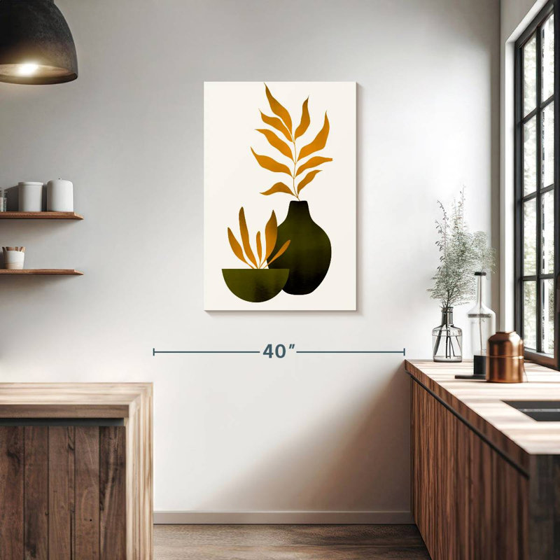 Harnek fleurs d'automne I, H 36 po x l 24 po