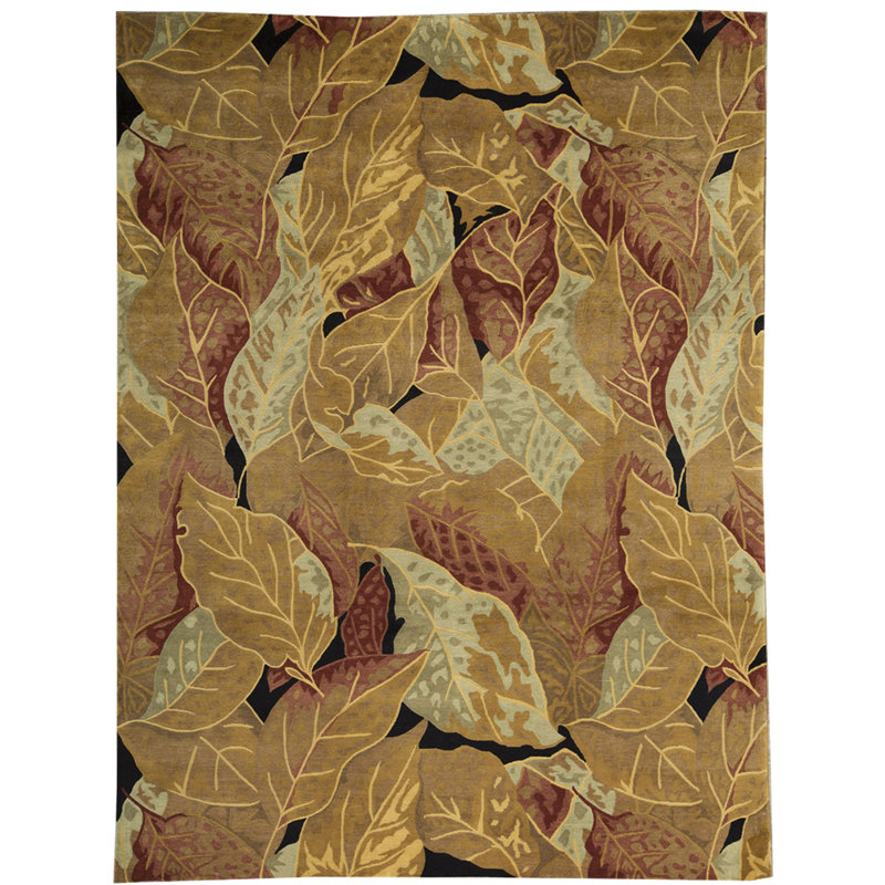 Windsom Wool Floral Area Rug