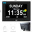 Numerical Plastic / Acrylic Electric Alarm Tabletop Clock Black