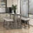 Babbitt 3pc Counter Height Set Counter Height Table with 2x Bench Foam Cushioned Seats
