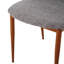  Chaise de salle à manger en gris clair